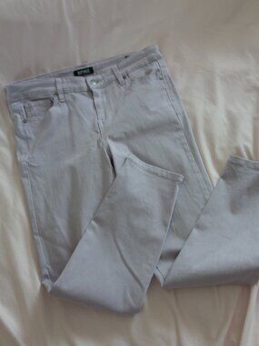 Buffalo David Bitton Aubrey High Rise Ankle Grazer Pants Size 8 Lavender Purple